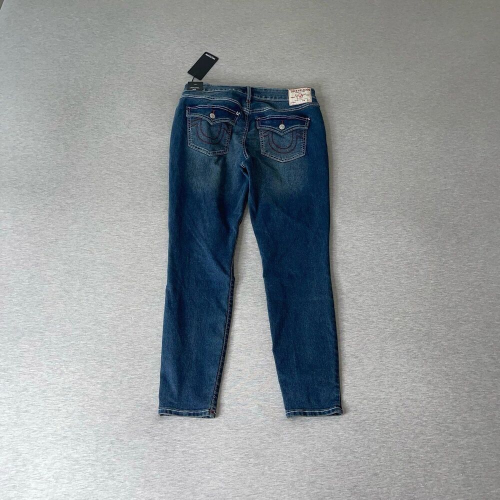 True Religion Women’s Jeannie Curvy MidRise Super Skinny Jeans - Size 32